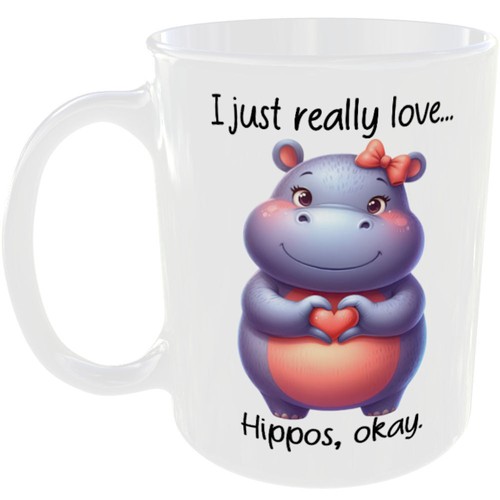 Tazza just very love hippos - just,