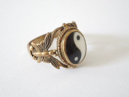 Anello email ottone - ottone?, ying
