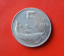 5 LIRE 1979 ERRORE - NON