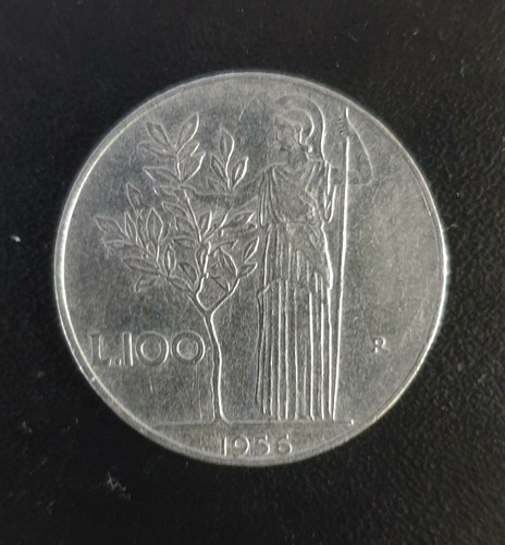 Moneta 100 lire - 1956 ,