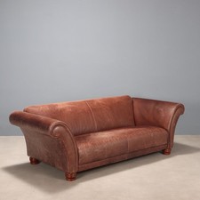 Divano Antico a Barca Pelle