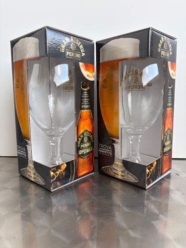 Bicchiere calice birra peroni - bicchiere,