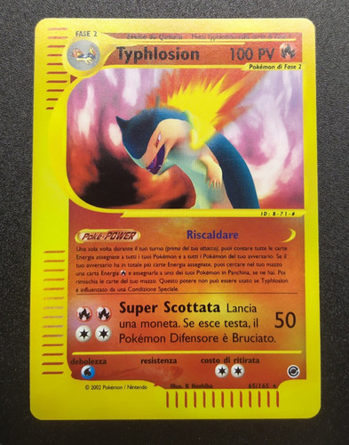 Typhlosion reverse 165 - reverse, 65/165