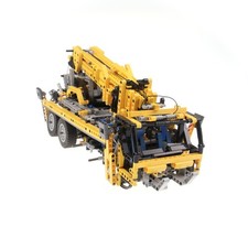 1x Lego Technic Set Construction 8421 Gru Mobile Gru Giallo incompleto