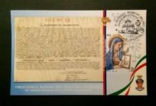 2019 foglietto Virgo Fidelis patrona dei Carabinieri, bollo Incisa Scapaccino AT