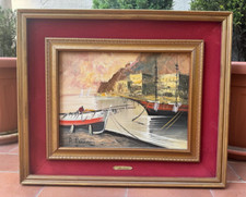 Dipinto olio tela marina - tela,
