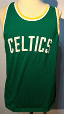 Canottiera Singlet Vintage Basketball NBA SPALDING Boston CELTICS Larry Bird