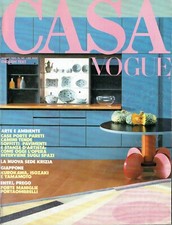 CASA VOGUE ITALIA MAGAZINE 1985/161=PIERO PINTO KRIZIA=PIETRO LISTA=KUROKAWA K.