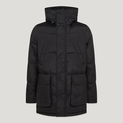 Belstaff signal parka nero - belstaff,