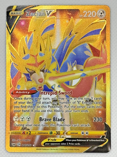 Zacian oro segreto - oro, raro