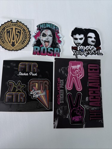 Lotto adesivi patch aew - e,