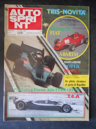 Autosprint 1979 ferrari - ferrari, 312