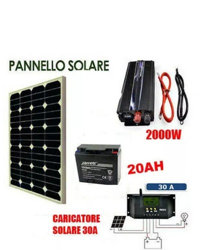 Kit fotovoltaico pwm - 1, kw