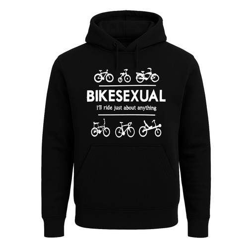 Felpa con cappuccio uomo bike - felpa,