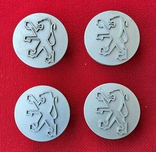 COPRIMOZZO TAPPI CERCHI BORCHIE PEUGEOT 61mm SET 4PZ  ORIGINALI -  9609747580