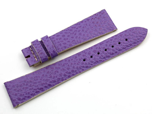 Cinturino vera pelle viola - pelle,