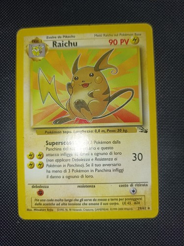 Pokemon raichu fossil - raichu, 29/62