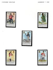 FRANCOBOLLI ALDERNEY 1985