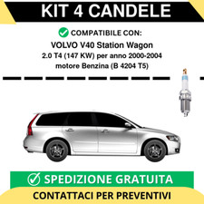 KIT 4 CANDELE per VOLVO V40