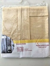 Tenda tendone Greta con passanti nastro 140x300 cm panna piombino finestre