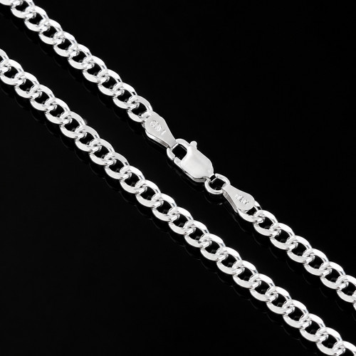 Collana catena cuban curba - collana,