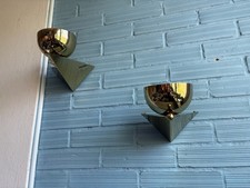 Coppia di applique vintage oro