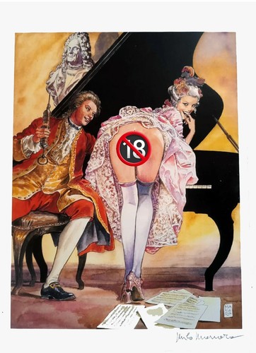 Stampa milo manara mozart - stampa,