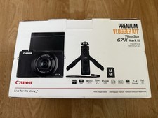 Canon PowerShot G7 X Mark III 20,1MP Camera Vlogger Kit | Nuovo 2 anni di garanzia.