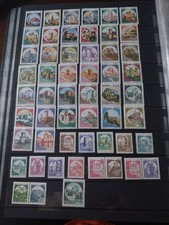 ITALY Lot 1980/1994 serie Castelli completa 62 val - varietà 5 Cartoline postal 