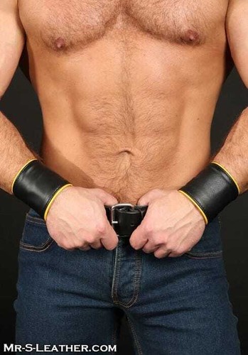 Bracciale uomo pelle bovina