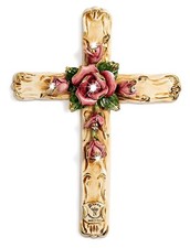 Crocefisso in porcellana