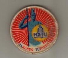 SESSO-CONTRACCEZIONE-PRESERVATIVI-HATU'-SPECCHIETTO PUBBLICITARIO-RARITA'