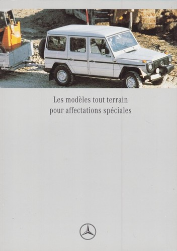 Catalogue brochure mercedes - mercedes, g