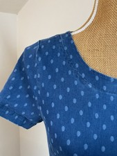 Abito midi Pomodoro denim a pois stile cambio - Taglia 10