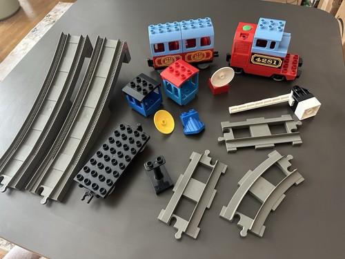 Lego duplo treno auto piste - piste, e
