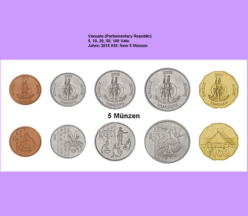 Vanuatu kms 2015 unc 5 - vanuatu,