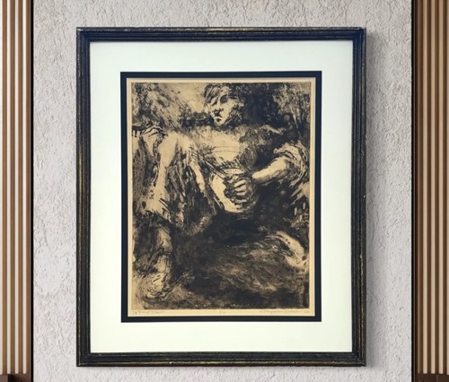 Stampa vintage firmata gussow - firmata,