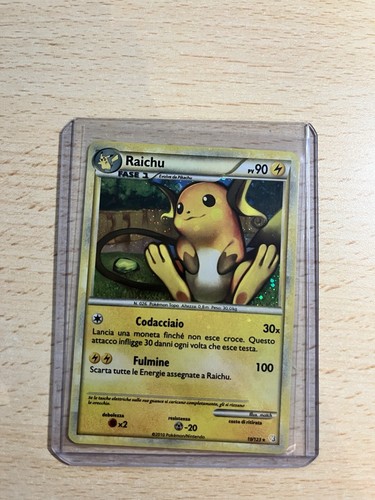 Pokemon raichu holo - pokemon, 10/123