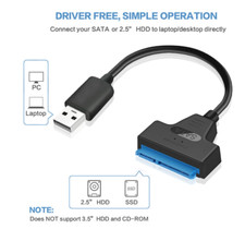 CAVO ADATTATORE DA SATA / IDE A USB 2.0 CAVETTO alta qualità