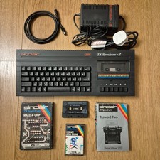 Sinclair ZX Spectrum 128k Plus +2A Computer Ricondizionato Vintage Testato e Funzionante
