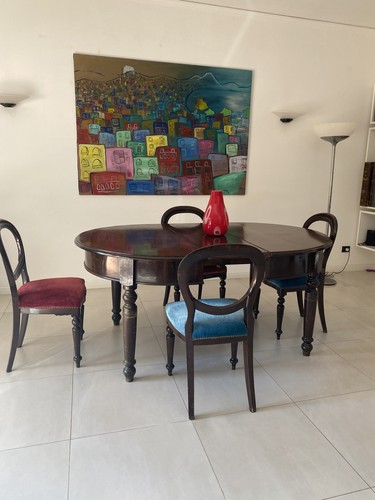 Tavolo ovale allungabile - , legno