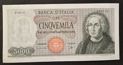 5000 lire colombo - 5000,