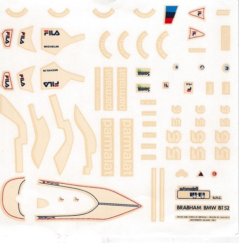 Decal brabham bmw - decal,