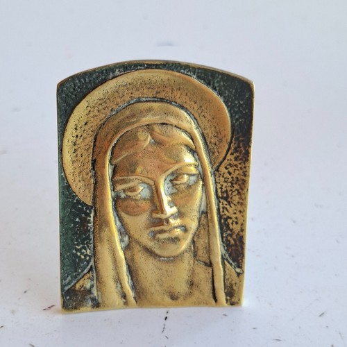 Icône sainte vierge - en, bronze