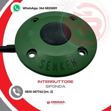 Pulsante Interruttore Pedale Per comando Sponda Idraulica Verde Rotondo 78mm