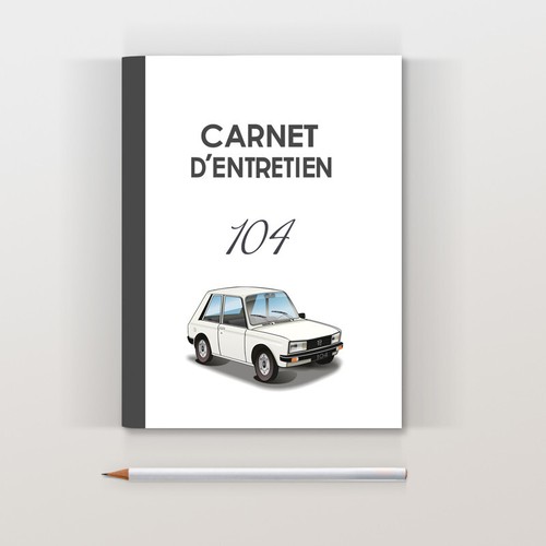 Carnet entretien peugeot 104 - carnet,
