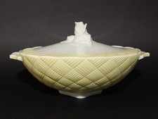 ART DECO CENTROTAVOLA ZUPPIERA BISCOTTIERA CERAMICA GALVANI PORDENONE ANNI '30