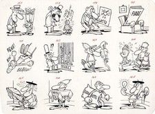 Jacovitti tavola originale - tavola,