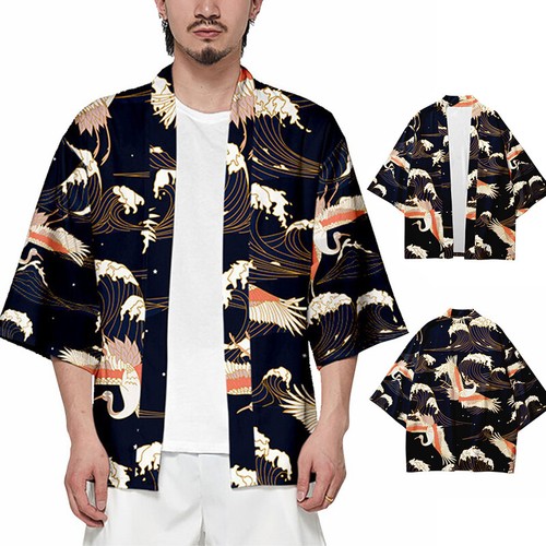 Uomo crane kimono - crane, haori