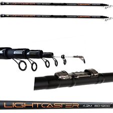 2 canna pesca mare scogliera fondo beach ledgerin surf casting az.120 grammi